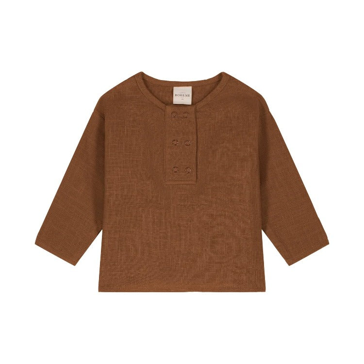 Kurta Romeo Ginger. Studio Boheme Paris. Light Caramel Brown 